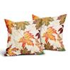 Funda de Almohada Hoja de Arce Calabaza Amazon Decoración de Acción de Gracias Funda de Cojín para Sofá de Casa Nueva Funda de Calabaza