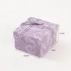Venta al por mayor de fábrica de cajas de embalaje para joyería de estilo pequeño y fresco, cajas para pulseras, cajas de regalo con moño y cajas de regalo con tapa y base