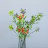 Flor Artificial 3 Terciopelo Pequeña Fresca Flor de Seda Hogar Suave Floral Salón de Bodas Paisaje Arreglo Floral Flor de Loto