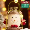 Bolsa de Maçã para Véspera de Natal Transfronteiriça Bolsa de Presente do Papai Noel Bolsa Fofa de Doces de Natal