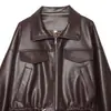 Otoño 2026 Nuevo Moda Callejera Femenina Europea y Americana Transfronteriza Chaqueta Holgada con Cuello Solapa y Cordón w018 1912