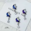 Accesorios para Uñas DIY Modelo Nuevo Transfronterizo Moca Luna Salpicadura Cielo Estrellado Luna Soñadora Luz de Agua Clara Colgante Simple Versátil