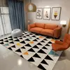Nueva Alfombra de Piso Sala de Estar Dormitorio Lujo Ligero Alta Calidad Simple Cobertura Total Sofá Alfombra de Piso Grande Mesa de Café Limpiable Alfombra de Mesita de Noche