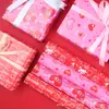 Papel de Presente Dia dos Namorados Nova Caixa de Presente Amor Flor de Papel Colorida Decorativa para Presente Papel Decorativo Acompanhante
