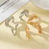 Conjunto Europeu e Americano Transfronteiriço Irregular Redondo de Três Peças de Ear Cuffs, Brincos Modernos e Elegantes, Acessórios de Orelha Simples com um Design Único