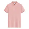 Camisa polo para hombre ropa de trabajo manga corta camisa polo para hombre verano ropa para hombre manga corta fresca delgada camiseta de manga corta para hombre