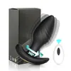Plug Anal Oscilante App Rotação 360 Graus Ânus Vibratório Controle Remoto Plug Dragão Venenoso Exportado para Rússia Massageador de Masturbação