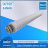 Elemento filtrante de fio de algodão com anel de borracha duplo com interface personalizada, longa vida útil e elemento filtrante de fio enrolado com resistência a altas temperaturas