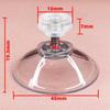 Fábrica de Origen Ventosa de 40 mm con Tornillo Ventosa de PVC Ventosa con Tornillo Transfronteriza PVC Transparente con Tuerca de Tornillo