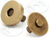 10/14/18mm Casca de Ferro Magnético Forte Rebite Duplo Fivela Magnética Roupas e Bagagem Flor de Ameixa Botão de Pressão Magnético Fino Costurado à Mão