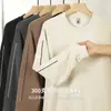 Moletom Masculino Gola Redonda Color Block Texturizado com Painéis Laterais, Outono 2026 Nova Marca de Moda Jaqueta Pulôver de Tricô