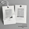 Chao Pai Novo Estilo Etiqueta de Vestuário Papel Sintético Fosco Translúcido PVC Etiqueta de Vestuário À Prova D' Água Anti-rasgo Tag Tag