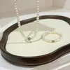 Collar de Plata de Ley S925 Perla de Agua Dulce Natural para Mujer Traje de Jade Hetian Natural Versátil de Gama Alta Regalo del Día de la Madre