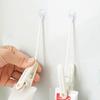 Clip de almacenamiento con ventosa para pared de baño, clip de almacenamiento para limpiador facial, clip para pasta de dientes con cuerda, clip para secado de toalla, 6