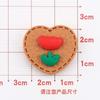 Desenho animado smiley rosto biscoito outono e inverno diy creme cola caso de telefone cocar hairpin jóias acessórios de resina Inglês placa de palavra