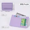 Nuevo Billetero Pequeño Tarjetero Fábrica Bsci Monedero Billetera Comercio Exterior Mini Billetera Estilo Corto Portatarjetas con Múltiples Ranuras