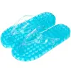 Chinelos de Massagem de Verão Transparentes para Uso Interno em Casa, Chinelos Antiderrapantes para Lazer