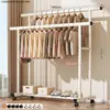 Perchero simple de pie para dormitorio, hogar, balcón, tendedero interior, adecuado para apartamentos de alquiler y dormitorios