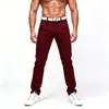 Pantalones Casuales de Pierna Recta de Color Sólido Estilo Americano para Hombre, Modelos Juveniles, Múltiples Colores Disponibles, Pantalones Largos Versátiles de Corte Ajustado