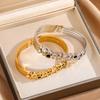 E-commerce transfronterizo AliExpress Amazon superventas acero de titanio acero inoxidable número romano pulsera multiredonda