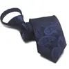 Gravata Masculina Amarrada à Mão 6cm Gravata com Zíper Sem Nós 8cm Gravata Feminina de Alta Qualidade Fácil de Puxar Formal de Negócios Shaoxing Shengzhou