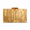 Bolsa de Noite Acrílica Perolada Feminina de Comércio Exterior Transfronteiriço, Bolsa de Mão Clutch de Ombro Único Transversal para Banquete de Casamento