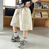 Ropa para Niños Pantalones Cortos de Verano Delgados para Niños Verano Nuevo Pantalones Cinco Puntos de Secado Rápido Pantalones Deportivos de Verano para Niño