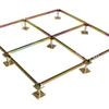 Soporte de piso antiestático totalmente de acero accesorios de piso para sala de máquinas soporte de piso elevado viga de soporte ajustable quilla