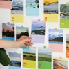 2026 Jornada às Montanhas e Mares Calendário Cartão Decorativo Cenário de Floresta Fundo Atmosférico Adesivo de Parede Quarto Sala de Estar Cartão Postal