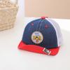 Nueva gorra de malla para bebé de primavera y verano, gorra de béisbol de borde suave de estilo vaquero con estampado de tigre para bebés y niños, sombrero de sol súper lindo para niños