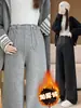 Pantalones de maternidad de pierna ancha talla grande, nuevo estilo primavera-verano 2026, tela fina para salir, corte holgado, pantalones de maternidad no restrictivos