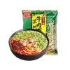Saco de Macarrão Óleo Vermelho Akuang, Macarrão Instantâneo de Purê de Batata Misturado com Macarrão de Arroz, Macarrão Instantâneo, Macarrão Frio, Macarrão Instantâneo