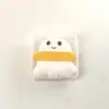 Puff de Polvo Aireado Grueso de Malvavisco Serie Sanadora Muñeco de Nieve Lindo Fuente Personalizada