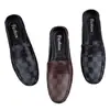 Mocasines de Lujo Ligero para Hombre Piel Genuina 2026 Nuevo Estilo Slip-ons Marca de Tendencia Casual Británico Estampados Mocasines de Un Paso
