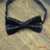 Moda Puntos Estilo Coreano Pajarita para Novio y Padrinos Estilo Colegio Británico Pajarita de Negocios para Anfitrión Corbata de Hombre