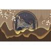 Nuevo Zen Chino Grille Imitación Madera Pared Tela Fondo TV Pared Papel Tapiz Sala de Estar Sofá Película Papel Tapiz Pintura Decorativa