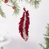 Adornos de lentejuelas y flocado navideños transfronterizos, decoraciones para árboles de Navidad, colgantes decorativos para la atmósfera de Año Nuevo y bodas en tiendas
