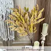 Galhos e Folhas de Plantas Verdes Artificiais para Arranjos Florais, Decorações de Corredor de Casamento e Montagem de Fundo de Casamento