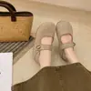 Zapatos Mocasín Suaves Nuevos 2026 con Zapatos Mary Jane, Planos de Verano Franceses Birkenstock Versátiles Retro Zapatos Individuales para Mujer