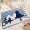 Alfombrillas de Baño Imitación Cachemira Fresca, Alfombrillas Absorbentes de Agua y Resistentes a Manchas, Alfombras Decorativas de Fácil Cuidado para Sala de Estar, Felpudos para Puerta de Entrada