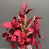 Arranjos Florais para Casamento, Arranjos Florais Estilo Floresta, Flores Pendentes de Grama Aspargo, Flores Guia de Caminho de Flores Artificiais, Arranjos Florais de Fundo para Decoração de Salão de Casamento