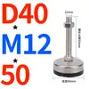 Acero Inoxidable 304 Negro Antideslizante Antivibración Pie de Fijación Pie Ajustable Equipo Máquina Herramienta Pie de Soporte Taza de Pie de Alta Resistencia