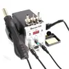 Novo Ferro de Solda Elétrico 8586 Pistola de Ar Quente 2 em 1 Pistola de Ar Quente Estação de Solda Estação de Dessoldagem Reparo de Celular