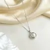 Colar de clavícula de pérola de água doce natural minimalista europeu e americano, novo design irregular com toque de alta qualidade, colar de pérolas de nicho de luxo leve