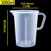 Suministro de Fábrica Taza Medidora de Plástico PP Grado Alimenticio Tienda de Té de Leche Cocina Herramienta Medidora para Hornear Uso de Laboratorio Taza Graduada