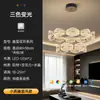 Candelabro de sala de estar de lujo italiano estilo guirnalda, nuevo modelo 2026 lámpara de cristal, vestíbulo de villa, luz para escalera de techo abierto, candelabro de comedor