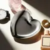 Bandeja de Almacenamiento Cosmético de Acero Inoxidable Plato para Manicura y Arte de Uñas Pinzas Cortauñas Contenedor para Bolígrafos Plato para Uñas Postizas Herramientas Metal