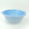 Cesta Doble con Drenaje para el Hogar Almacenamiento de Cocina Cubeta de Plástico Cesta para Lavar Verduras Cesta Creativa con Bloques de Color para Frutas y Verduras Cubeta para Frutas Cesta para Lavar Verduras