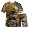 Nova Chegada Rei da Glória Manga Curta Zhao Yun Ma Chao Shenwei Rei Camiseta de manga curta Tesouro Supremo Han Xinlan Xiaoyao Roupas