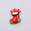 Colgante de resina navideño simulación muñeco de nieve árbol de Navidad anciano bolsa llavero colgante accesorios DIY